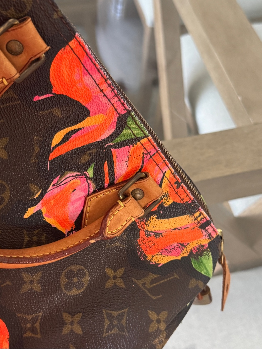 LOUIS VUITTON Monogram CANVAS Speedy 30 Stephen Sprouse Roses - Picture 9 of 16